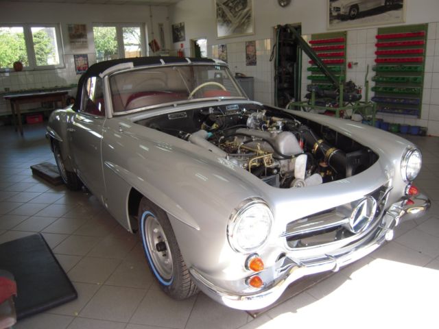1956 Gray Mercedes-Benz SL-Class Convertible