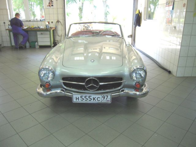 1956 Gray Mercedes-Benz SL-Class Convertible