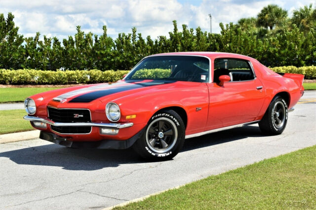 1973 Red Chevrolet Camaro Coupe