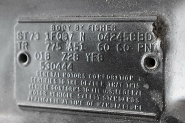 1973 Red Chevrolet Camaro Coupe