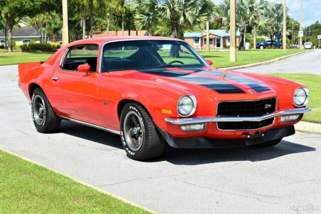 1973 Red Chevrolet Camaro Coupe