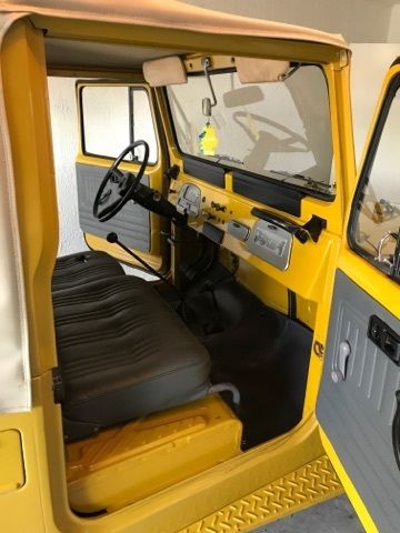 1976 Mustard Yellow Toyota Land Cruiser SUV