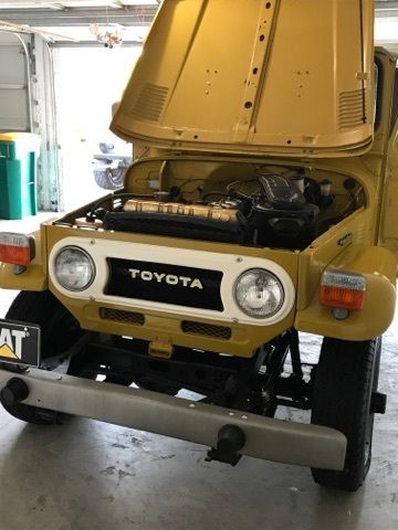1976 Mustard Yellow Toyota Land Cruiser SUV