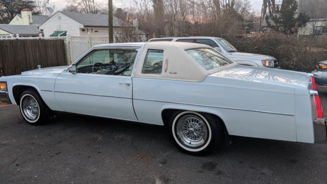 1977 Blue Cadillac DeVille Coupe