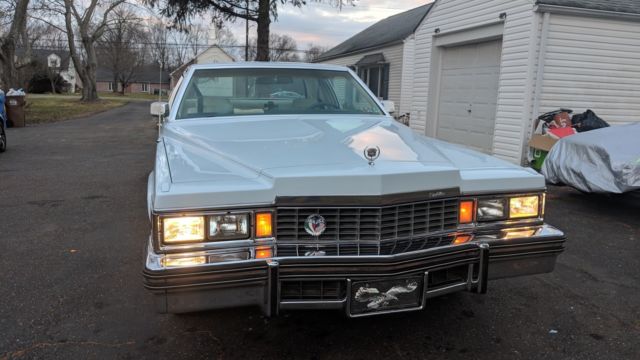 1977 Blue Cadillac DeVille Coupe