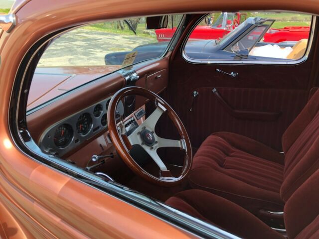 1936 Copper Ford Deluxe 5 Window Coupe Coupe