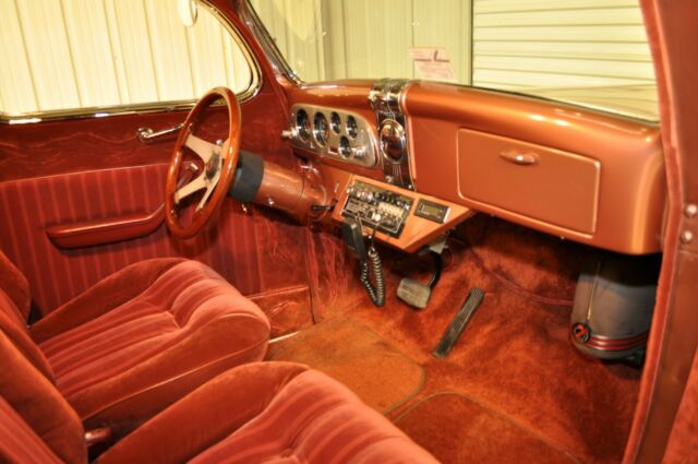 1936 Copper Ford Deluxe 5 Window Coupe Coupe