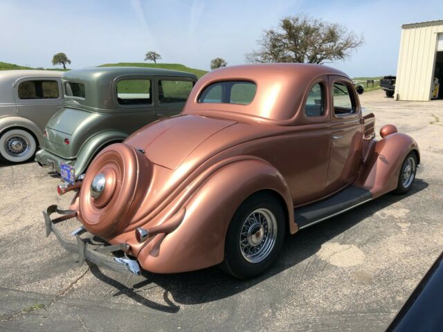 1936 Copper Ford Deluxe 5 Window Coupe Coupe