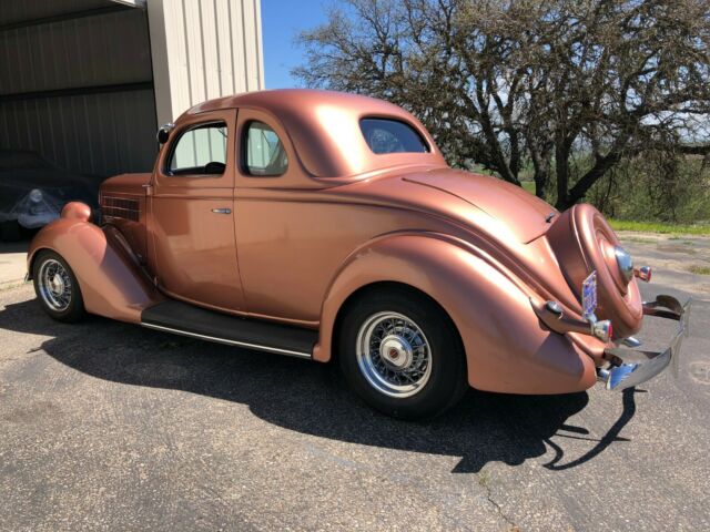 1936 Copper Ford Deluxe 5 Window Coupe Coupe