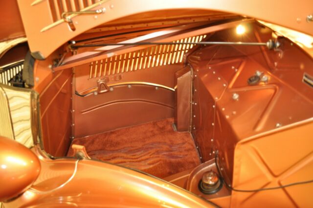 1936 Copper Ford Deluxe 5 Window Coupe Coupe