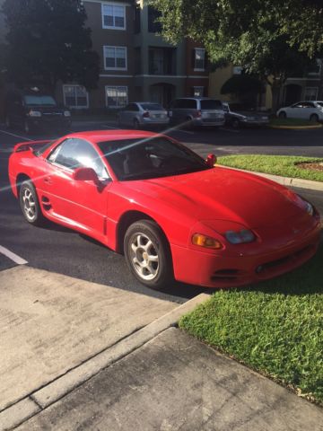 1994 Red Mitsubishi 3000GT Coupe