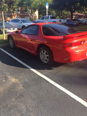 1994 Red Mitsubishi 3000GT Coupe