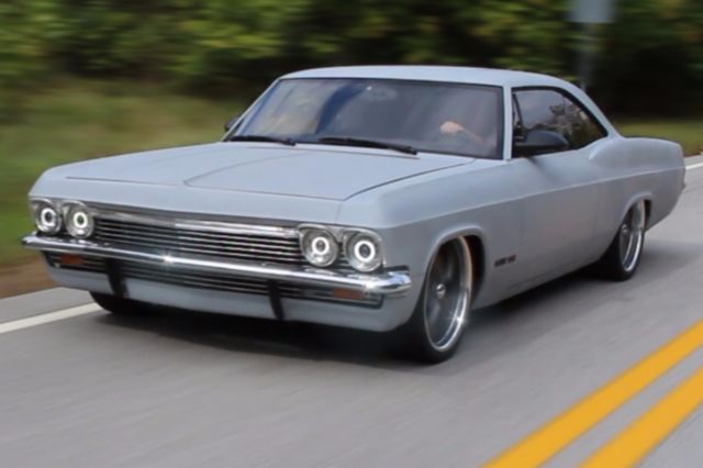 1965 Gray Chevrolet Impala Coupe
