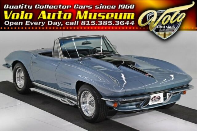 1964 Blue Chevrolet Corvette Roadster