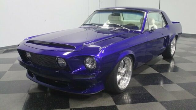 1968 Blue Ford Mustang Coupe