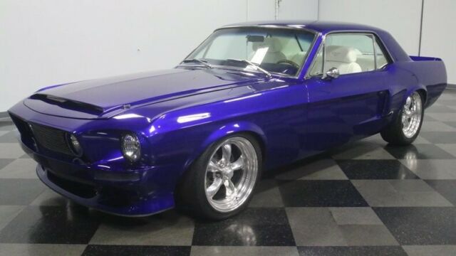 1968 Blue Ford Mustang Coupe