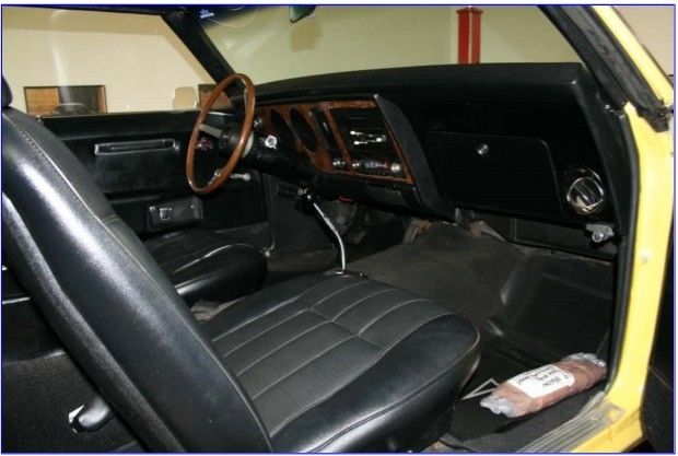 1969 Yellow Pontiac Firebird