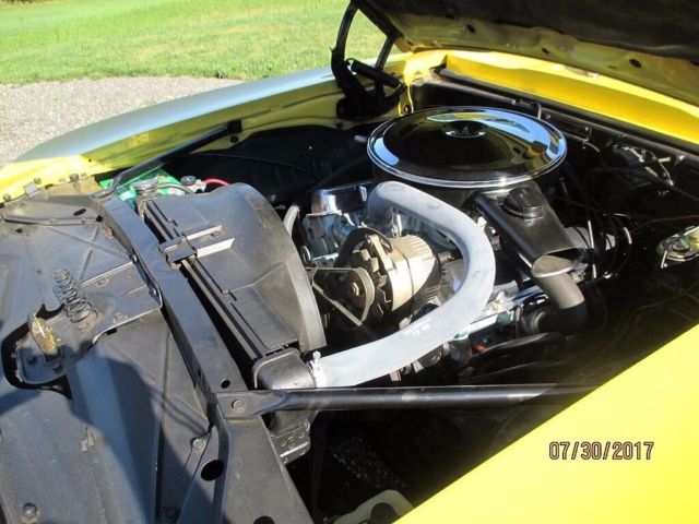 1969 Yellow Pontiac Firebird