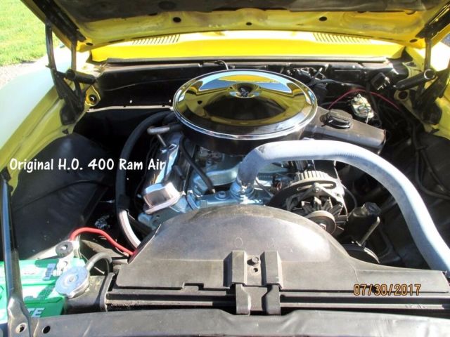 1969 Yellow Pontiac Firebird