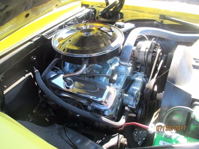 1969 Yellow Pontiac Firebird