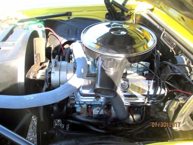 1969 Yellow Pontiac Firebird