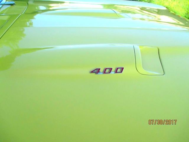 1969 Yellow Pontiac Firebird