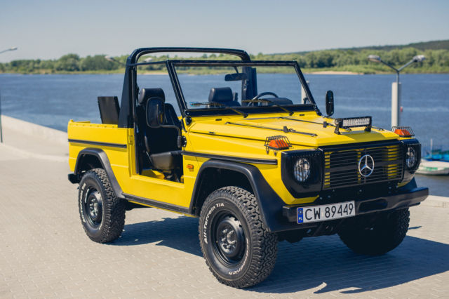 1986 Yellow Mercedes-Benz G-Class gelandewagen cabrio