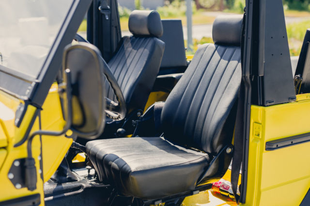 1986 Yellow Mercedes-Benz G-Class gelandewagen cabrio