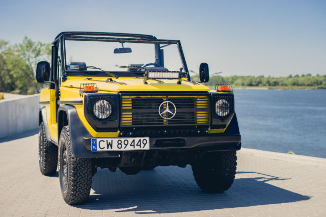 1986 Yellow Mercedes-Benz G-Class gelandewagen cabrio