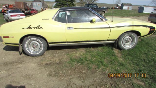 1972 Yellow AMC Javelin
