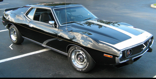 1972 Black AMC AMC AMX JAVELIN Coupe