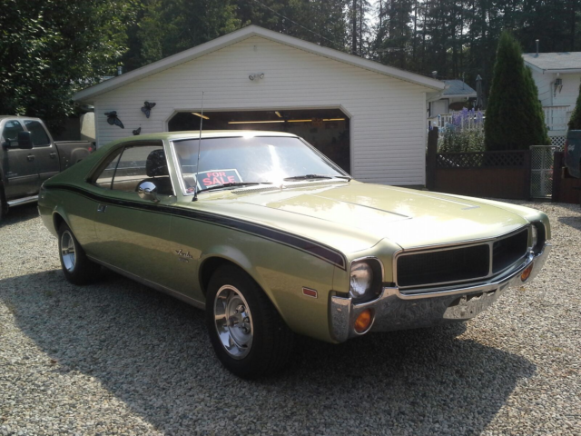 1968 Lime Green  AMC Javelin 2Dr. Coupe