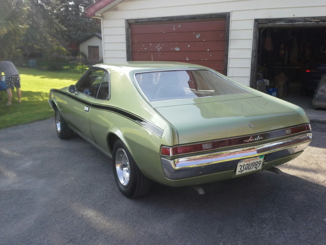 1968 Lime Green  AMC Javelin 2Dr. Coupe