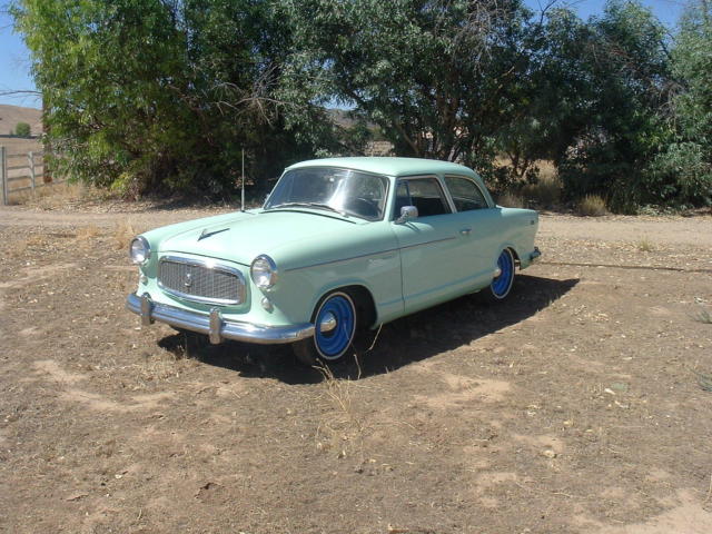1960 green AMC rambler american coupe