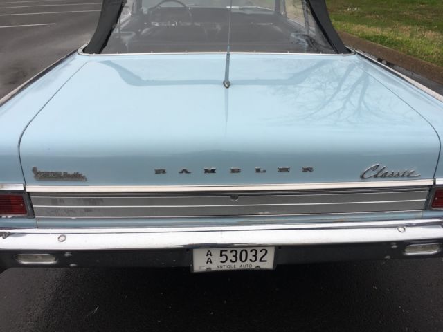 1965 baby blue AMC classic 770 vert