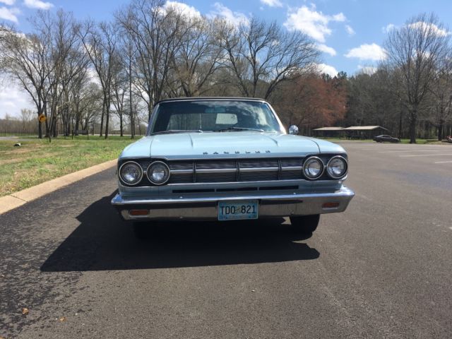 1965 baby blue AMC classic 770 vert