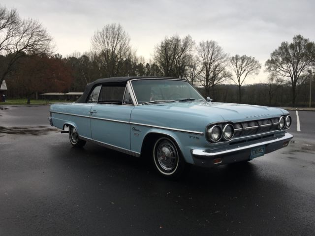 1965 baby blue AMC classic 770 vert