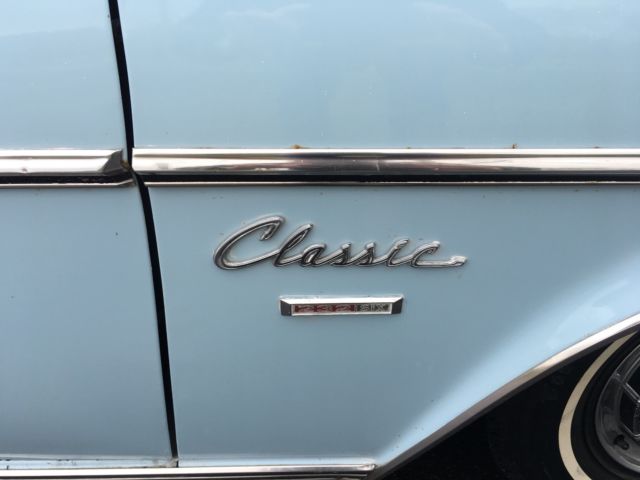 1965 baby blue AMC classic 770 vert