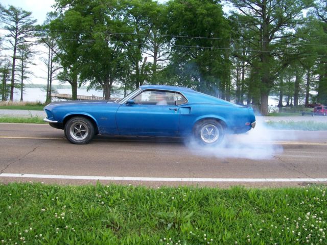 1969 Blue Ford Mustang Fastback