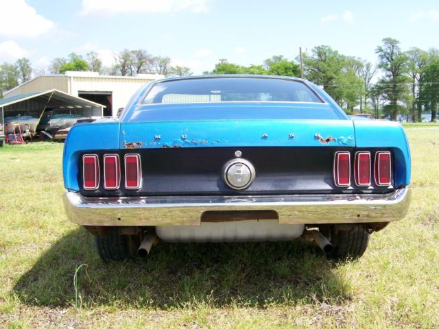 1969 Blue Ford Mustang Fastback