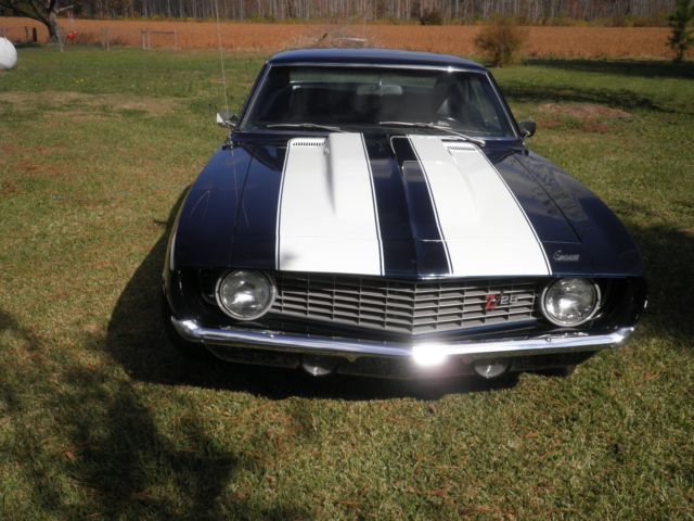 1969 Medium Royal Blue Pearl Mettalic w/Off-White Stripes Chevrolet Other Coupe