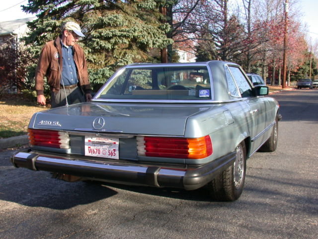1979 Silver Mercedes-Benz SL-Class Convertible