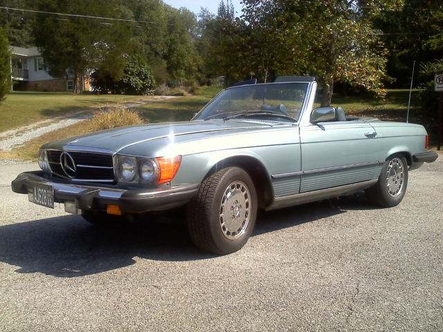 1979 Silver Mercedes-Benz SL-Class Convertible