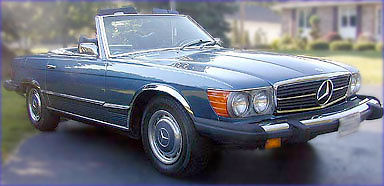 1979 Silver Mercedes-Benz SL-Class Convertible
