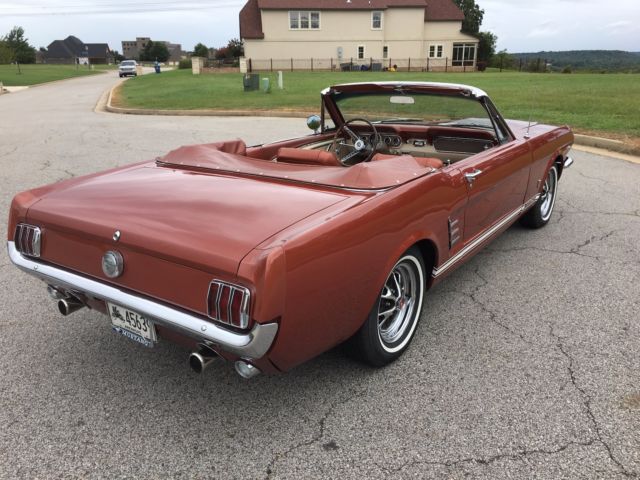 1966 Emberglo Ford Mustang Convertible