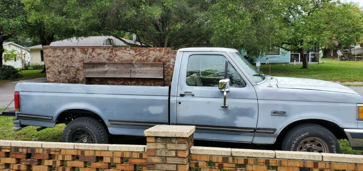 1989 Gray Ford F-150