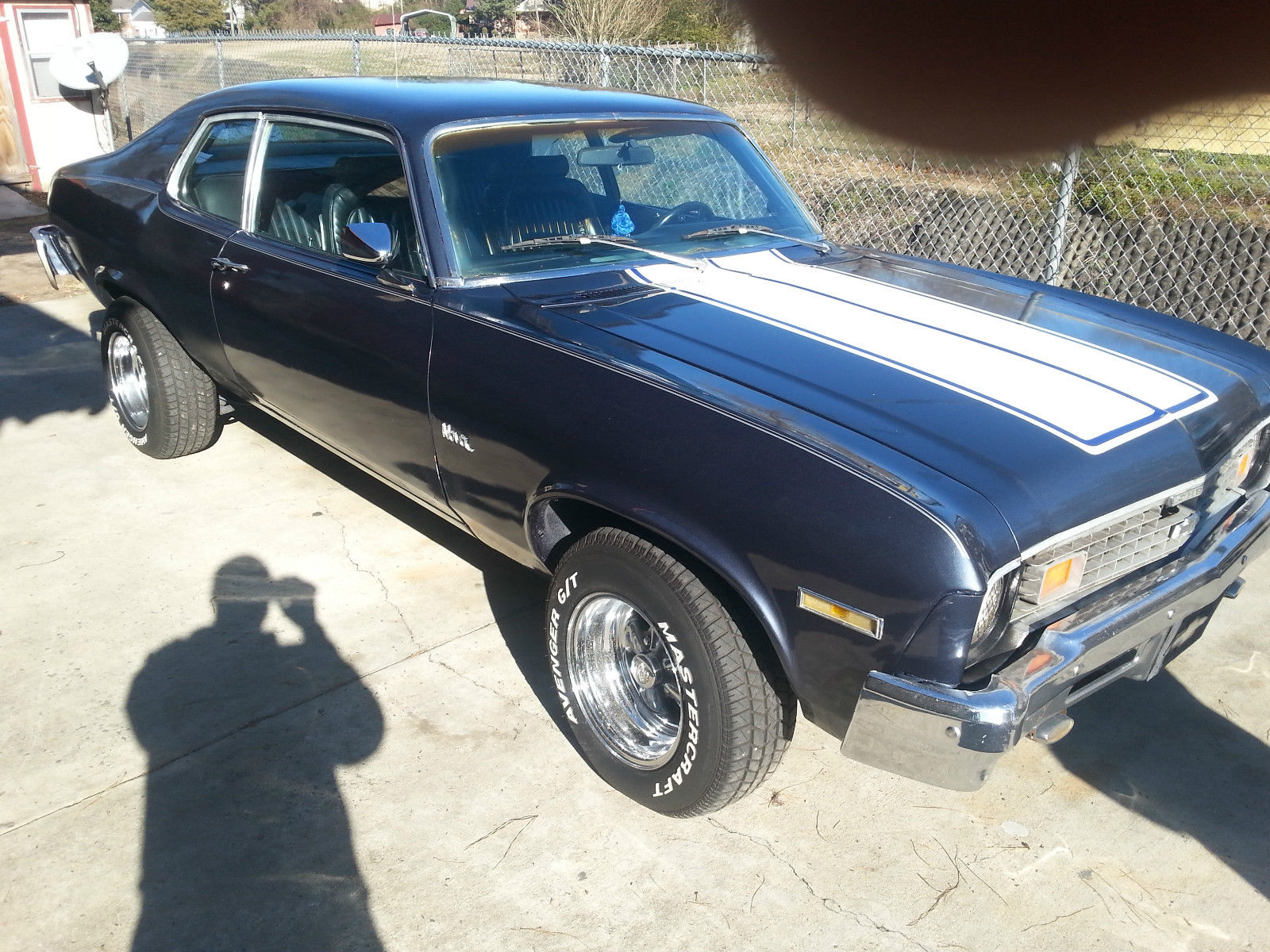 1973 Blue Chevrolet Nova Cab &amp- Chassis