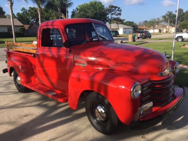 1951 Red Chevrolet Other Pickups Standard Cab Pickup