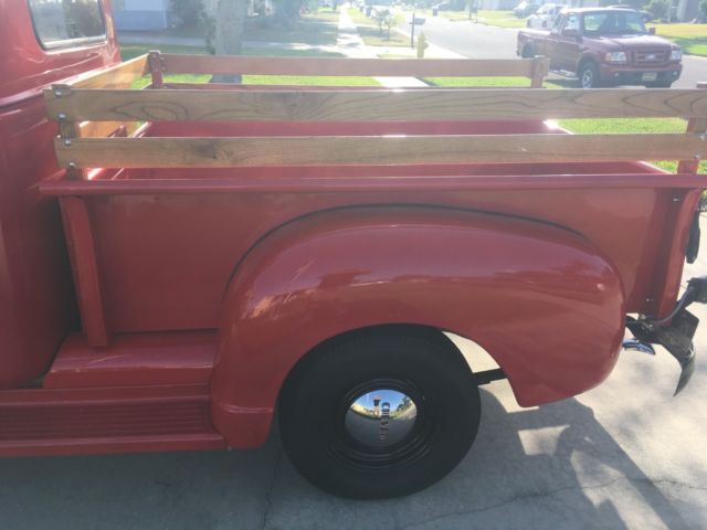 1951 Red Chevrolet Other Pickups Standard Cab Pickup