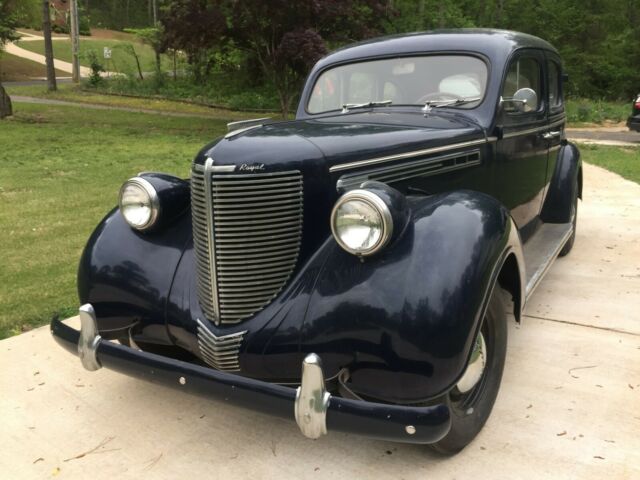 1938 Blue Chrysler Royal Coupe
